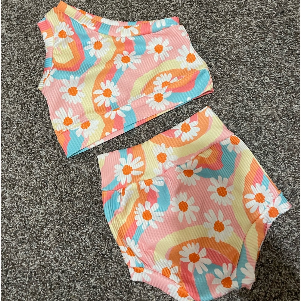18 month baby girls matching set
